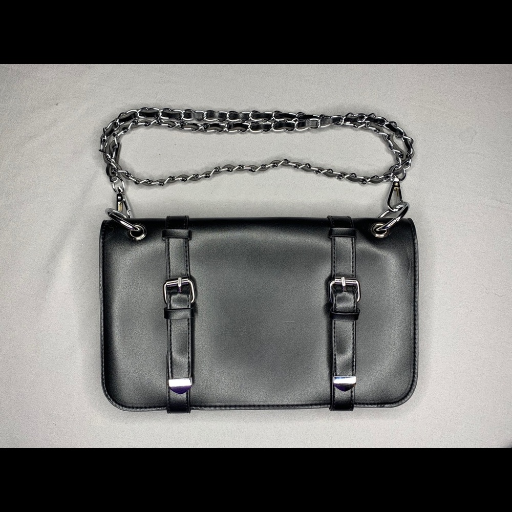 SOLD New Black Envelope Style Crossbody Purse